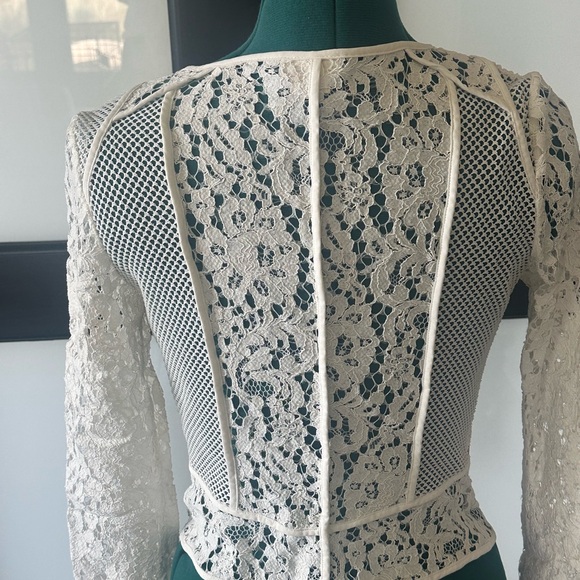 Miss Sixty white lace zip jacket size small - Picture 3 of 5